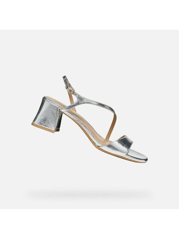 Geox Srebrni ženski sandali Geox New Eraklia 50 T01