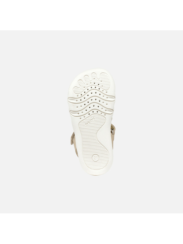 Geox Bež barefoot sandali za deklice Geox Sandal Steppieup