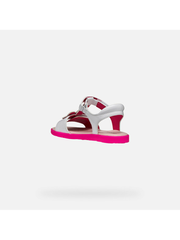 Geox Beli dekliški sandali Geox Joyfoot