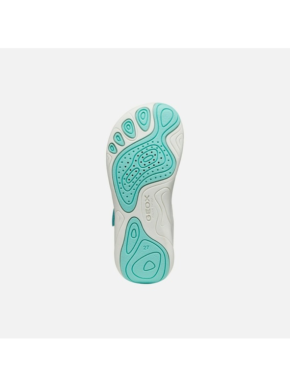 Geox Modrozelene barefoot superge za deklice Geox Foot-run