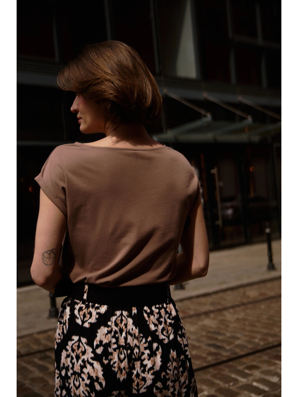 Moodo Svetlo rjavi top Moodo