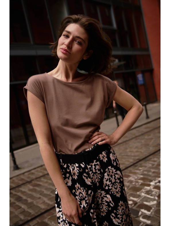 Moodo Svetlo rjavi top Moodo