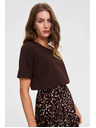 Moodo Temno rjavi top Moodo