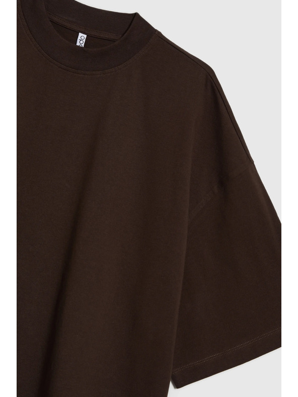 Moodo Rjavi ohlapni top Moodo