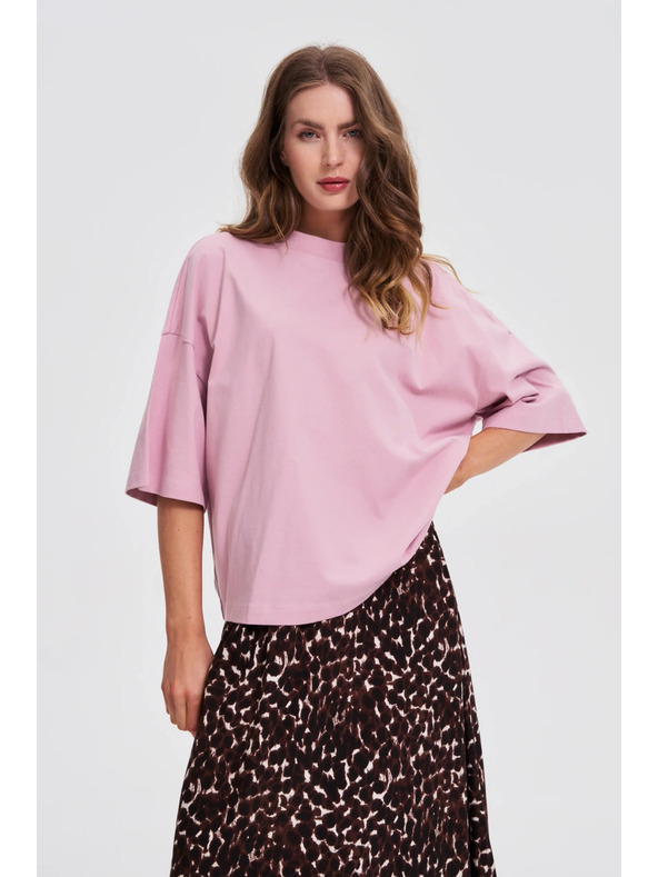 Moodo Rožnati ohlapni top Moodo