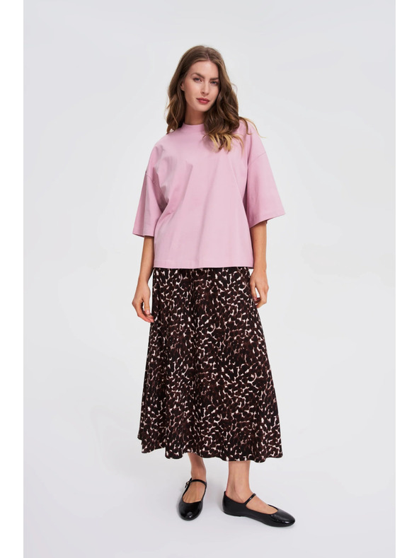 Moodo Rožnati ohlapni top Moodo