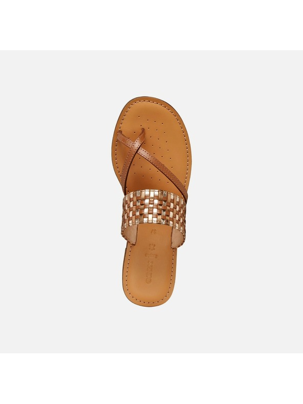 Geox Rjavi ženski sandali Geox Maddalusiac