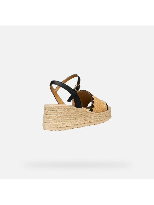 Geox Črni ženski sandali Geox Alemeria
