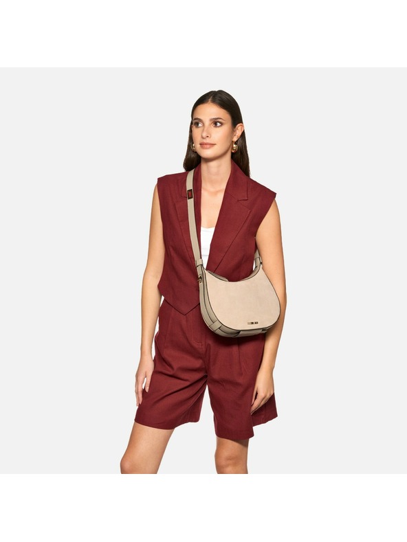 Geox Bež ženska torbica Geox Maryemy