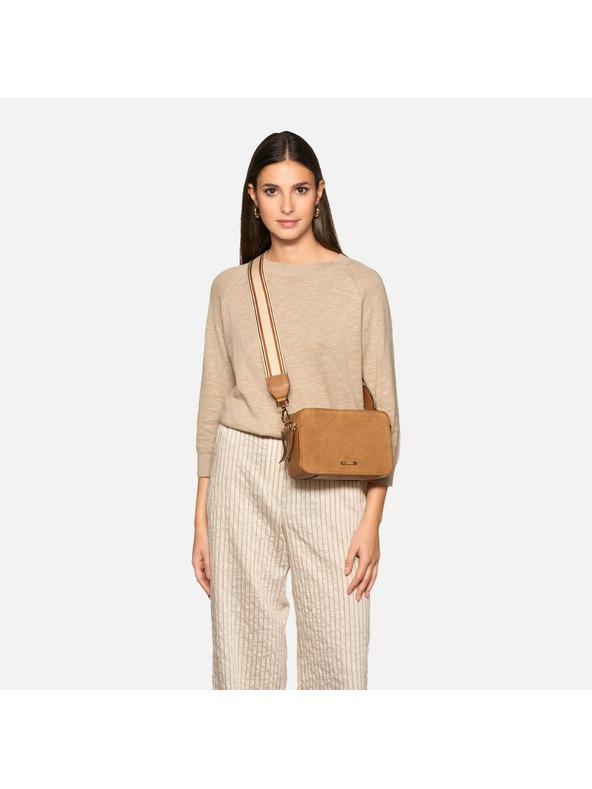 Geox Svetlo rjava ženska torbica Geox Norize