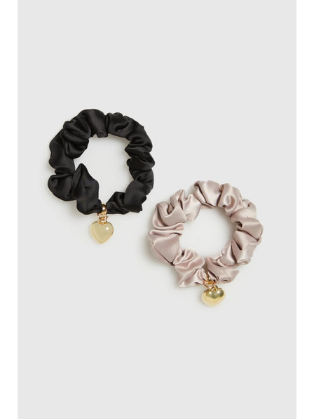 Moodo Komplet dveh elastik za lase z obeskom Moodo