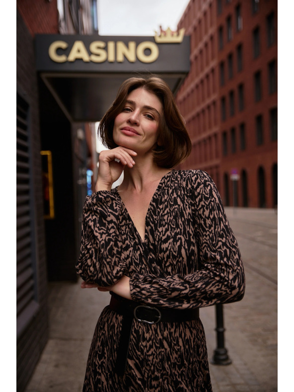 Moodo Črn širok pas Moodo