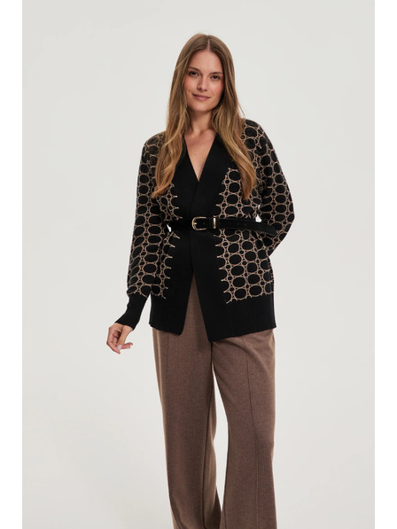 Moodo Gladek črn pas Moodo