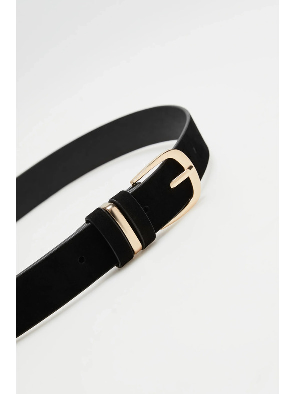 Moodo Gladek črn pas Moodo