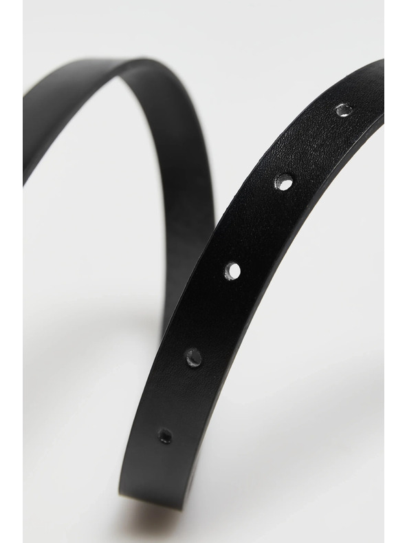 Moodo Pas z okrasno sponko črne barve Moodo