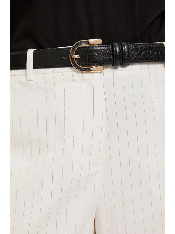 Moodo Pas z okrasno sponko črne barve Moodo