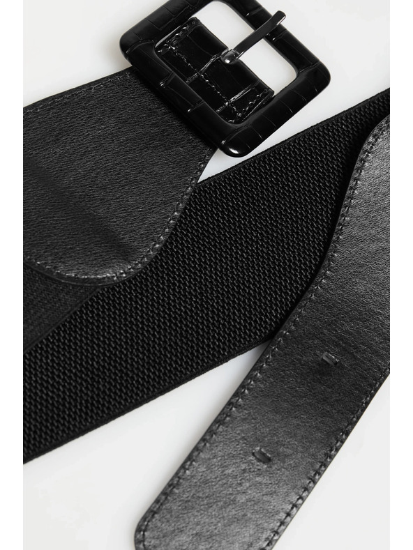 Moodo Črn širok pas Moodo