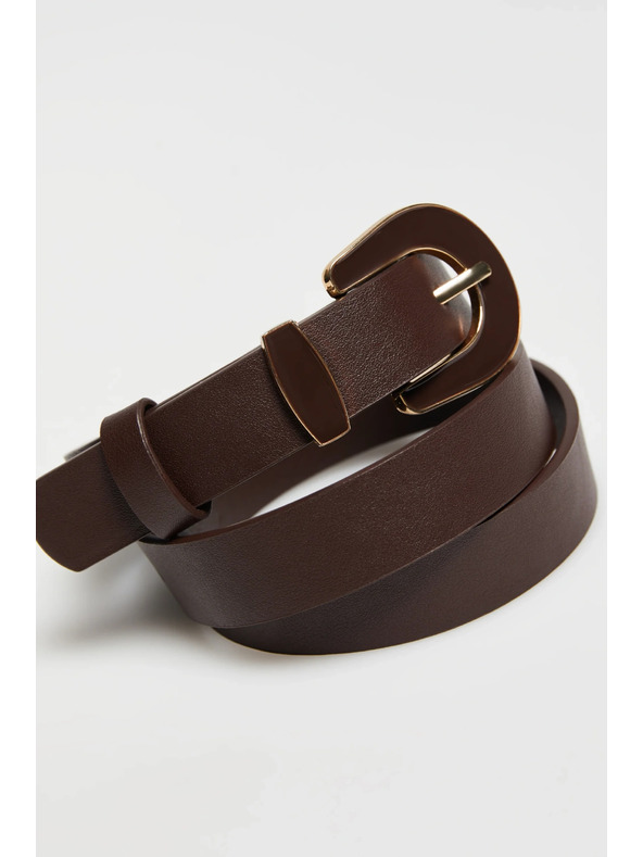 Moodo Pas s sponko rjave barve Moodo