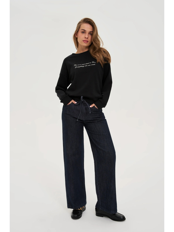 Moodo Jopica z napisom črna Moodo