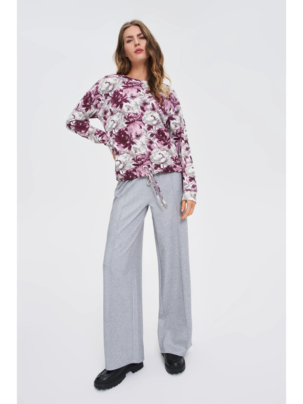 Moodo Cvetlična jopica bela Moodo