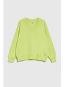 Moodo Bluza z V-izrezom limeta zelena Moodo