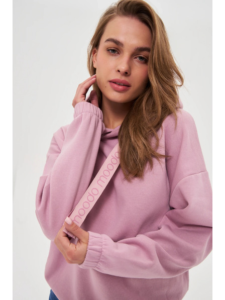 Moodo Hoodie with Hood Pink Moodo