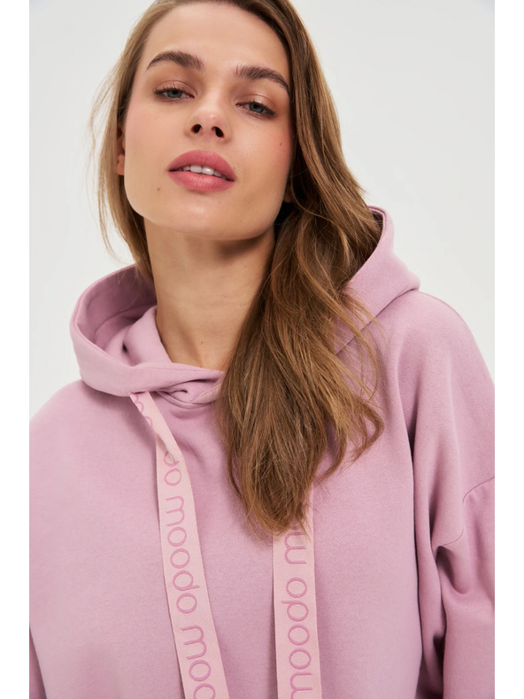 Moodo Jopica s kapuco rožnata Moodo
