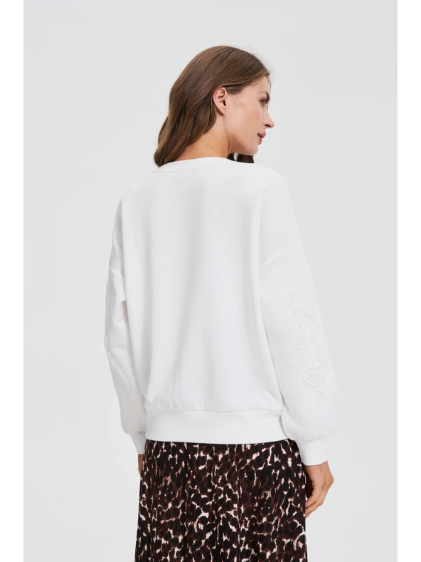 Moodo Bluza z aplikacijo bela Moodo