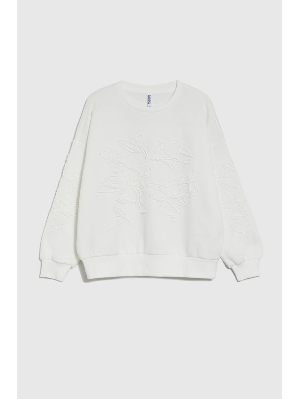 Moodo Bluza z aplikacijo bela Moodo