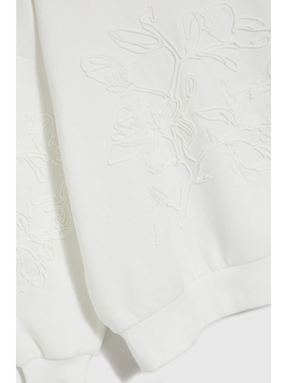 Moodo Bluza z aplikacijo bela Moodo