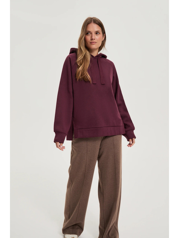 Moodo Jopica s kapuco vinsko rdeča Moodo