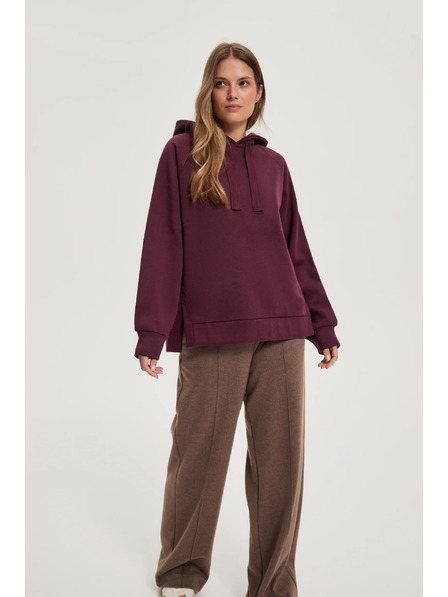 Moodo Jopica s kapuco vinsko rdeča Moodo