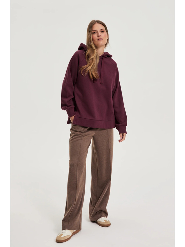 Moodo Jopica s kapuco vinsko rdeča Moodo