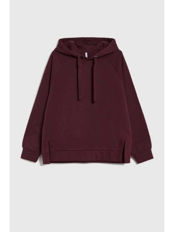 Moodo Jopica s kapuco vinsko rdeča Moodo