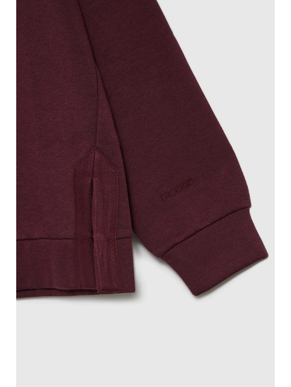 Moodo Jopica s kapuco vinsko rdeča Moodo