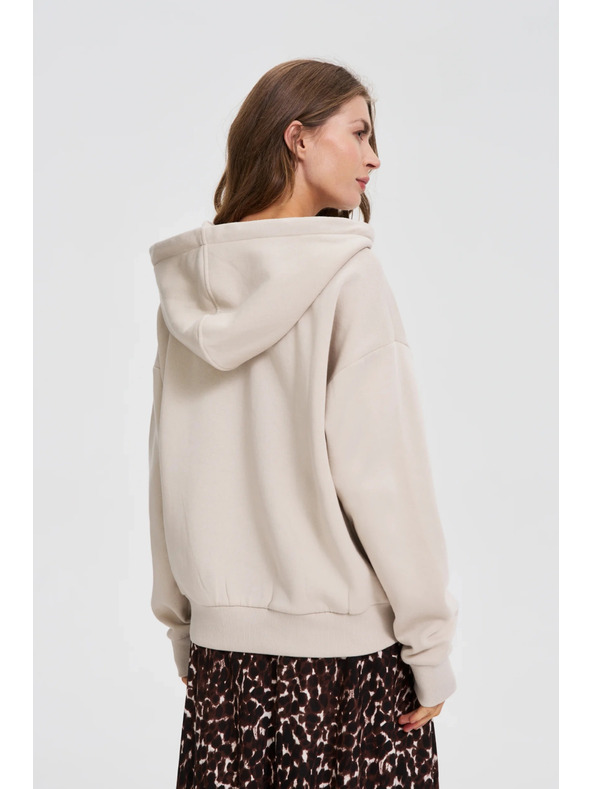 Moodo Jopica s kapuco bež Moodo