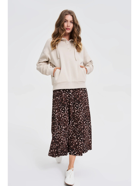 Moodo Jopica s kapuco bež Moodo