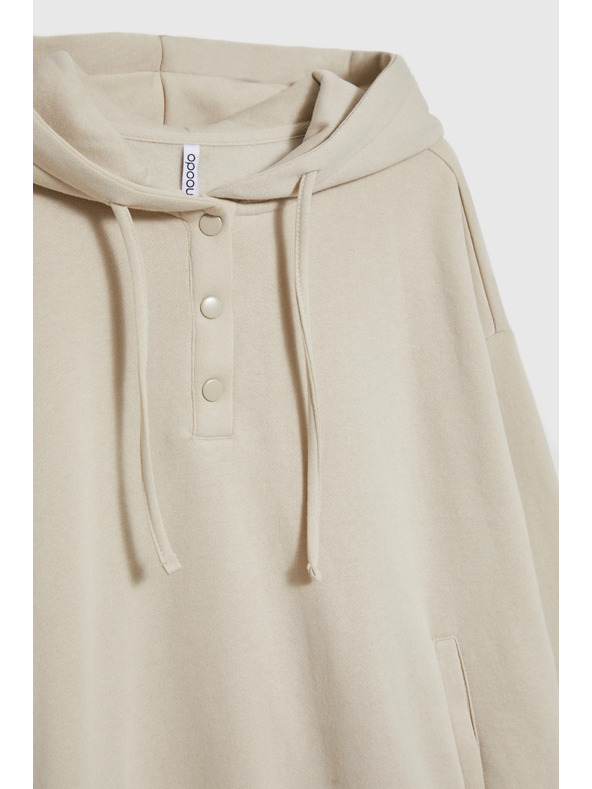 Moodo Jopica s kapuco bež Moodo
