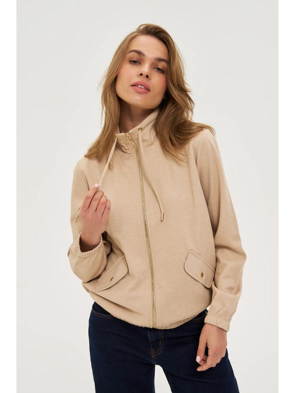 Moodo Jopica na zadrgo bež Moodo