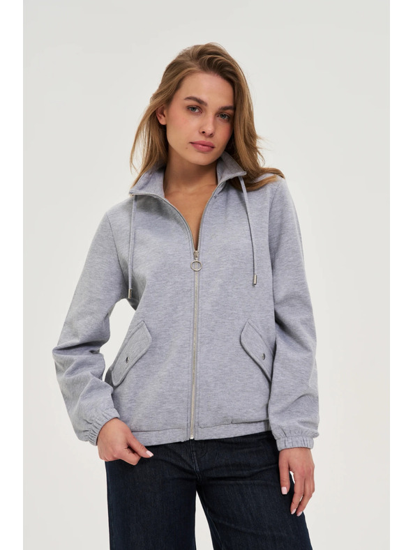 Moodo Jopica na zadrgo siva Moodo