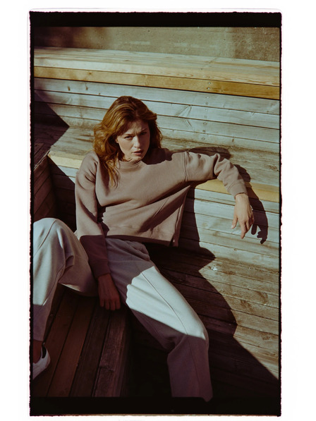 Moodo Oversize jopica bež Moodo