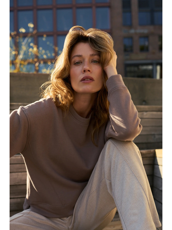 Moodo Oversize jopica bež Moodo