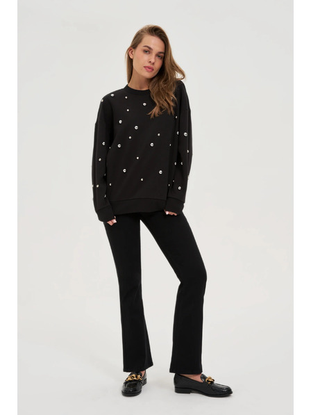 Moodo Blouse with Sequins Black Moodo