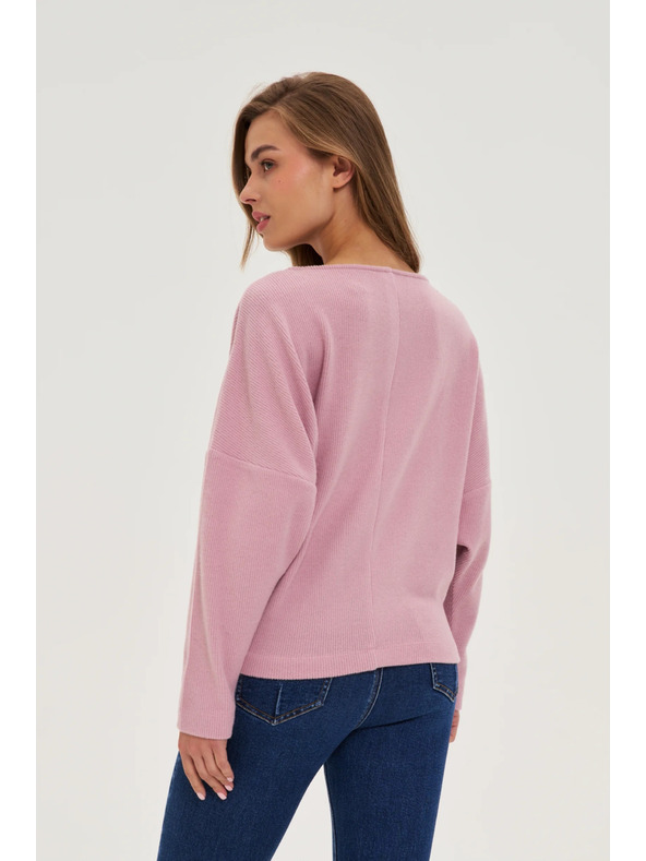 Moodo Gladka rožnata jopica Moodo