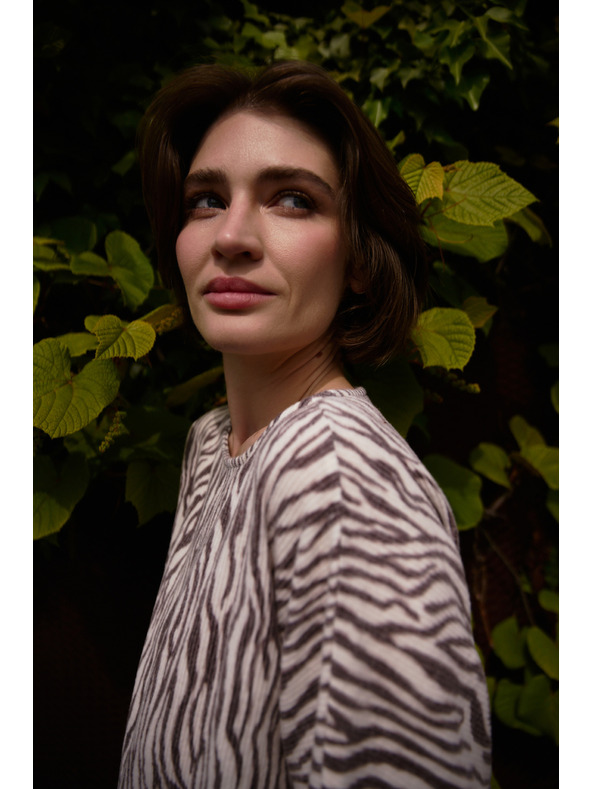 Moodo Bluza z živalskim motivom bež Moodo