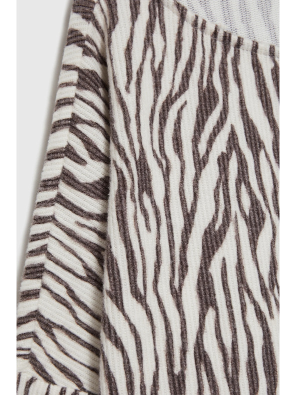 Moodo Bluza z živalskim motivom bež Moodo