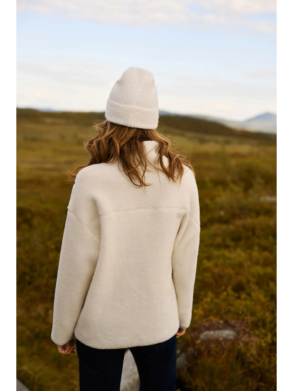 Moodo Zapenjiva bluza bež Moodo