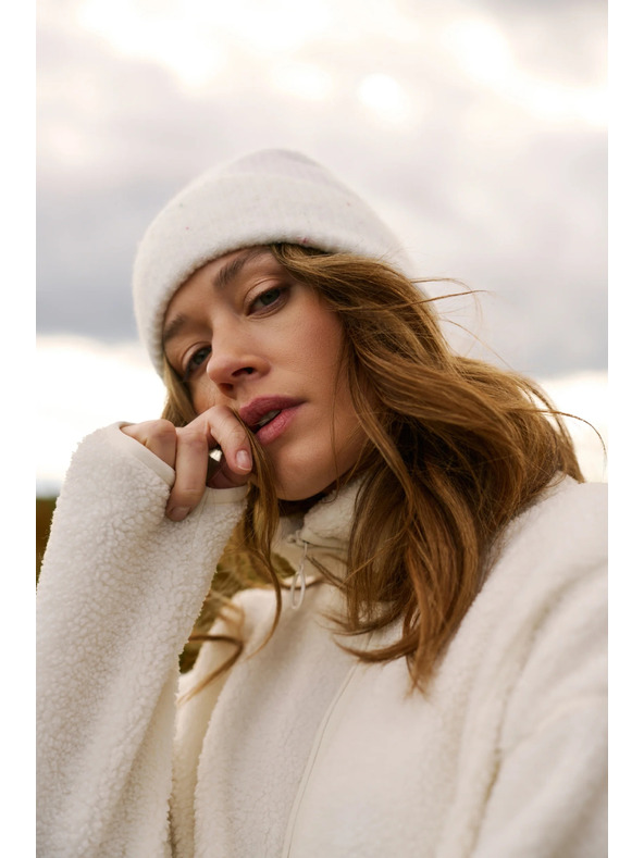 Moodo Zapenjiva bluza bež Moodo