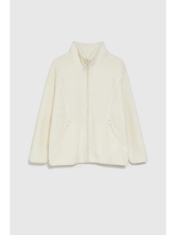 Moodo Zapenjiva bluza bež Moodo