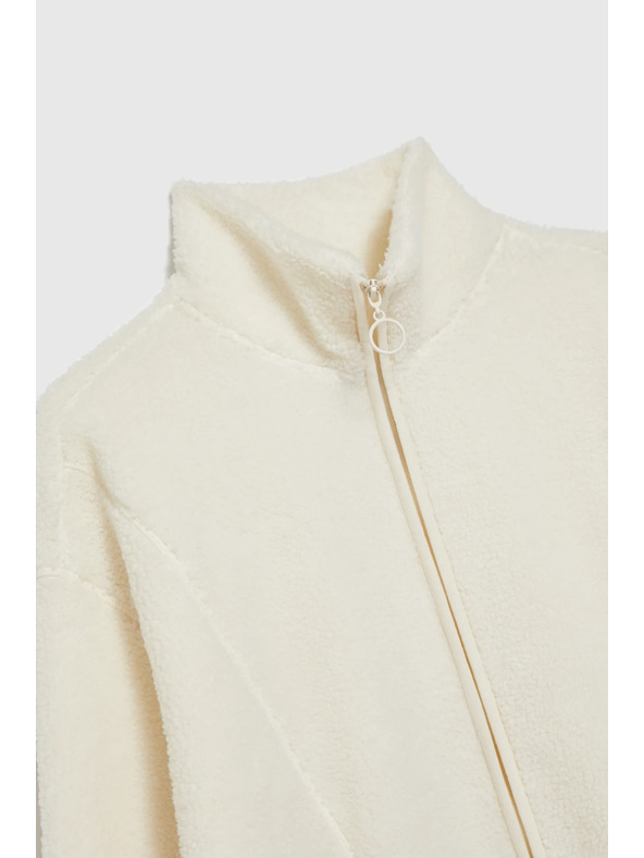 Moodo Zapenjiva bluza bež Moodo